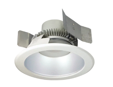 Nora Lighting NLCBC2-55140HZW/A 5" Cobalt Click LED Retrofit, Round Reflector, 750lm / 10W, 4000K, Haze Reflector / White Flange