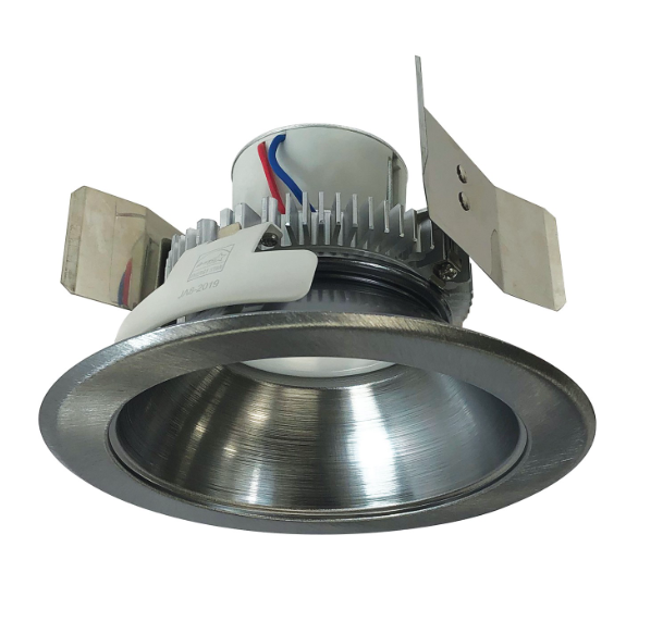 Nora Lighting NLCBC2-55140NN/10LE4 5" Cobalt Click LED Retrofit, Round Reflector, 1000lm / 12W, 4000K, 120V-277V input; Triac / ELV / 0-10V dimming, Natural Metal Reflector / Natural Metal Flange