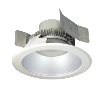 Nora Lighting NLCBC2-551CDHZW/A 5" Cobalt Click LED Retrofit, Round Reflector, 750lm / 10W, Comfort Dim, Haze Reflector / White Flange