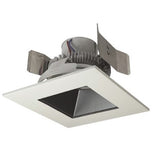 Nora Lighting NLCBC2-55640PW/10 4 Inch Cobalt Click LED Retrofit, Square Reflector, 1000lm / 12W, 4000K, Pewter Reflector / White Flange