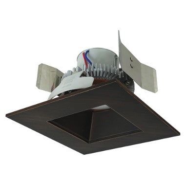 Nora Lighting NLCBC2-556CDBZBZ/A 5 Inch Cobalt Click LED Retrofit, Square Reflector, 750lm / 10W, Comfort Dim, Bronze Reflector / Bronze Flange