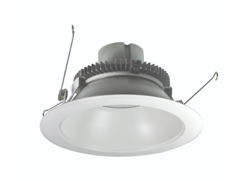 Nora Lighting NLCBC2-65127WW/A 6" Cobalt Click LED Retrofit, Round Reflector, 750lm / 10W, 2700K, White Reflector / White Flange