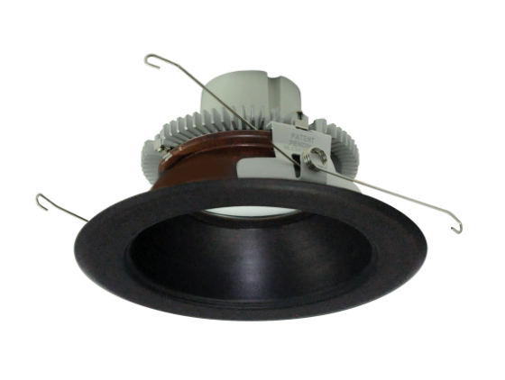 Nora Lighting NLCBC2-65130BZBZ/A 6" Cobalt Click LED Retrofit, Round Reflector, 750lm / 10W, 3000K, Bronze Reflector / Bronze Flange