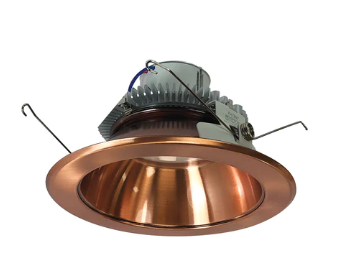Nora Lighting NLCBC2-65130COCO/10 6" Cobalt Click LED Retrofit, Round Reflector, 1000lm / 12W, 3000K, Copper Reflector / Copper Flange