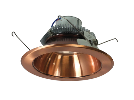 Nora Lighting NLCBC2-65130COCO/ALE4 6" Cobalt Click LED Retrofit, Round Reflector, 750lm / 10W, 3000K, Copper Reflector / Copper Flange, 120V-277V input; Triac / ELV / 0-10V dimming