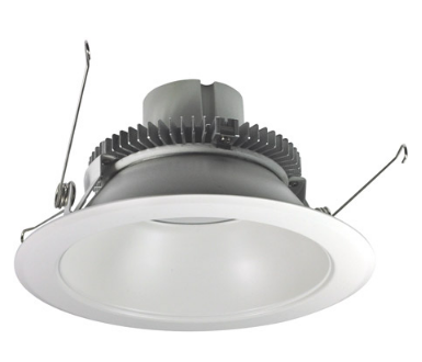 Nora Lighting NLCBC2-65130WW/A 6" Cobalt Click LED Retrofit, Round Reflector, 750lm / 10W, 3000K Color Temperature, White Reflector / White Flange Finish