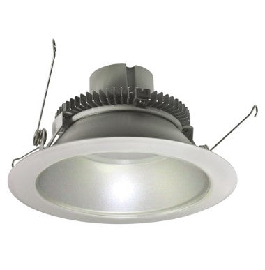 Nora Lighting NLCBC2-65135HZW/A 6 Inch Cobalt Click LED Retrofit, Round Reflector, 750lm / 10W, 3500K, Haze Reflector / White Flange