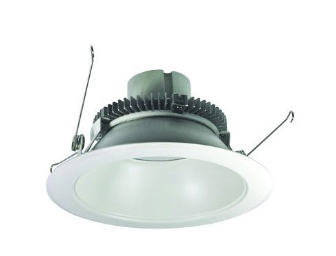 Nora Lighting NLCBC2-65135WW/AEM 6 Inch Cobalt Click LED Retrofit, Round Reflector, 750lm / 10W, 3500K, White Reflector / White Flange, Pre-Wired for Emergency