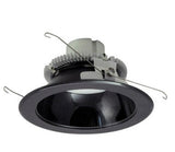 Nora Lighting NLCBC2-65140BB/A 6 Inch Cobalt Click LED Retrofit, Round Reflector, 750lm / 10W, 4000K, Black Reflector / Black Flange