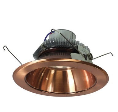 Nora Lighting NLCBC2-65140COCO/10 6 Inch Cobalt Click LED Retrofit, Round Reflector, 1000lm / 12W, 4000K, Copper Reflector / Copper Flange