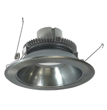 Nora Lighting NLCBC2-65140NN/10 6" Cobalt Click LED Retrofit, Round Reflector, 1000lm / 12W, 4000K, Natural Metal Reflector / Natural Metal Flange