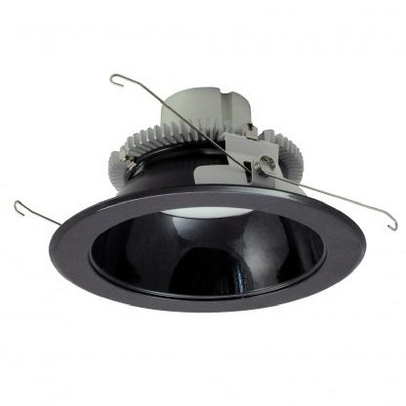 NORA Lighting NLCBC2-65230BB/10 12W 6 Inch Cobalt Click Retrofit Round Baffle Black Finish 3000K 1000lm 120V