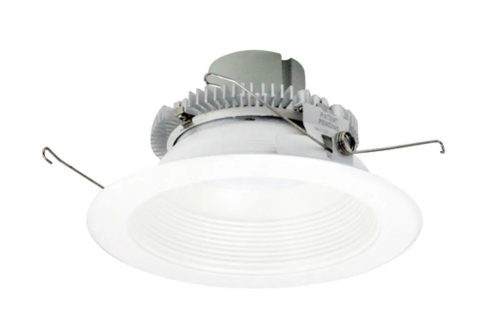 Nora Lighting NLCBC2-65230MPW/A 6" Cobalt Click LED Retrofit, Baffle, 750lm / 10W, 3000K, Matte Powder White Baffle / Matte Powder White Flange