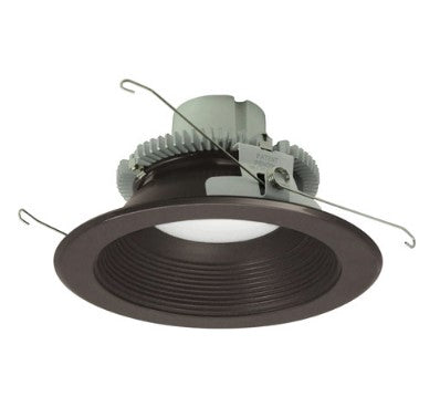 Nora Lighting NLCBC2-65235BZBZ/10LE4 6 Inch Cobalt Click LED Retrofit, Baffle, 1000lm / 12W, 3500K, Bronze Baffle / Bronze Flange, 120V-277V input; Triac / ELV / 0-10V dimming