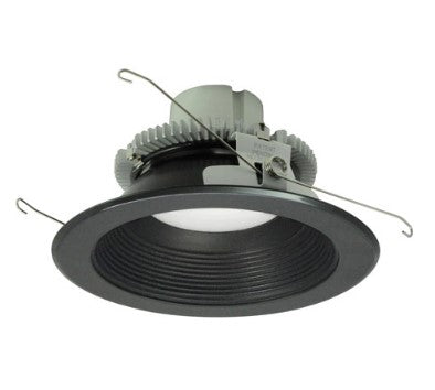 Nora Lighting NLCBC2-65240BB/ALE4 6 Inch Cobalt Click LED Retrofit, Baffle, 750lm / 10W, 4000K, Black Baffle / Black Flange, 120V-277V input; Triac / ELV / 0-10V dimming