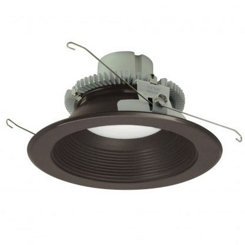 NORA Lighting NLCBC2-65227BZBZ/10 12W 6 Inch Cobalt Click Retrofit Round Baffle Bronze Finish 2700K 1000lm
