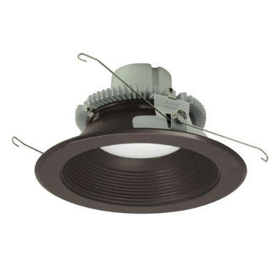 Nora Lighting NLCBC2-652CDBZBZ/A 6 Inch Cobalt Click LED Retrofit, Baffle, 750lm / 10W, Comfort Dim, Bronze Baffle / Bronze Flange