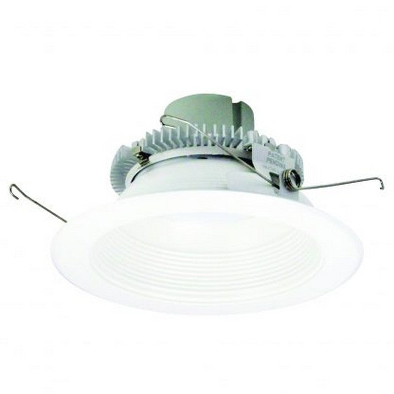 NORA Lighting NLCBC2-65227MPW/10 12W 6 Inch Cobalt Click Retrofit Round Baffle Matte Powder White Finish 2700K 1000lm