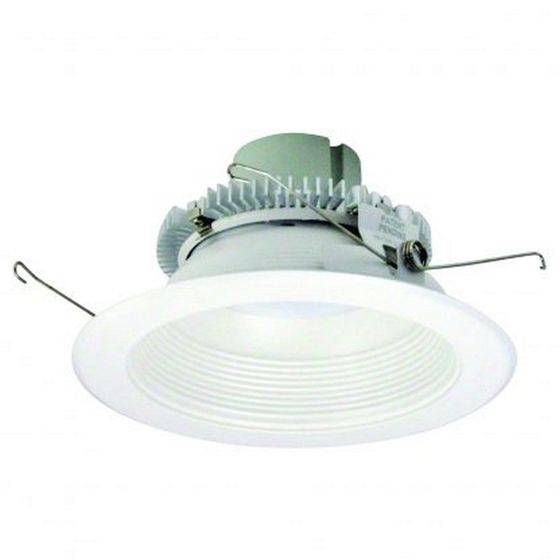 NORA Lighting NLCBC2-65227WW/10 12W 6 Inch Cobalt Click Retrofit Round Baffle White Finish 2700K 1000lm