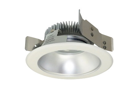Nora Lighting NLCBS-4W511227HMPW 4" Cobalt Shallow High Lumen LED Trim, Round Reflector, lumens 1200lm, Color Temperature 2700K, Haze/Matte Powder White