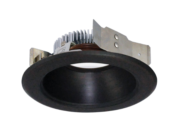 Nora Lighting NLCBS-4W511235BZ 4" Cobalt Shallow High Lumen LED Trim, Round Reflector, lumens 1200lm, color temperature 3500K, Bronze Finish