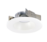 Nora Lighting NLCBS-4W511235MPW 4" Cobalt Shallow High Lumen LED Trim, Round Reflector, lumens 1200lm, color temperature 3500K, Matte Powder White
