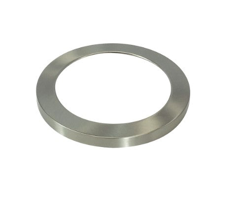 Nora Lighting NLOCAC-6RBN 6 Inch Camo Round Magnetic Trim Ring Brushed Nickel