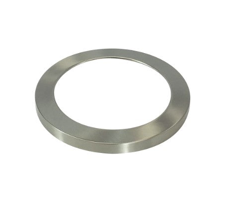 Nora Lighting NLOCAC-8RBN 8 Inch Camo Round Magnetic Trim Ring Brushed Nickel Finish
