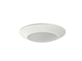 Nora Lighting NLOPAC-R4509T2427W 4 Inch AC Opal LED Surface Mount, 700lm / 10.5W, 2700K, White finish