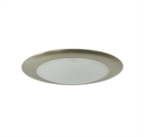 Nora Lighting NLOPAC-R650927ANM 6" Surface Mount AC Opal  Natural Metal Finish 2700K