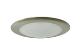 Nora Lighting NLOPAC-R6509T2427NM 6" AC Opal LED Surface Mount, 1150lm / 16.5W, 2700K, Natural Metal finish