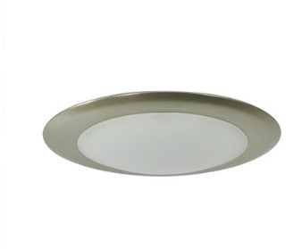 Nora Lighting NLOPAC-R6509T2430NM 6" AC Opal LED Surface Mount, 1150lm / 16.5W, 3000K, Natural Metal finish