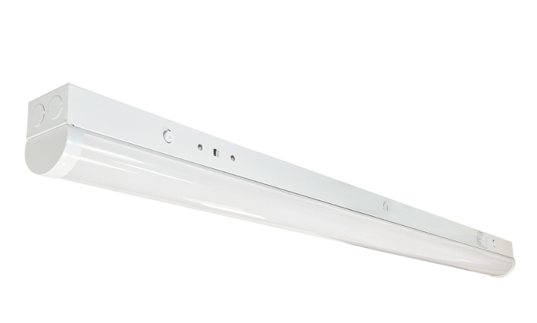 Nora Lighting NLSTR-4L1334W 48" LED Tunable Strip Light, 3200lm / 24W, Selectable CCT (30/35/40K), White finish, 120-277V input; 0-10V Dimming