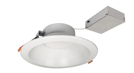 Nora Lighting NLTH-81TW-MPW LED 8 Inch Theia Downlight with Selectable CCT 2100lm / 22W Matte Powder White Finish