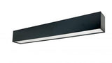 Nora Lighting NLUD-2334B 2-ft L-Line LED Indirect/Direct Linear Selectable Light CCT 9-30W / 1058-3527lm Black Finish
