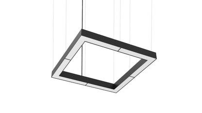 Nora Lighting NLUD-L334A L-Connector L-Line LED Indirect/Direct Linear, Selectable CCT, 9-30W / 1078-3596lm, Aluminum Finish