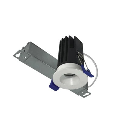 Nora Lighting NM1-PRDCL127MPW 1" M1+ Canless LED Downlight, 600 Lumens Color Temperature 2700K Matte Powder White Finish
