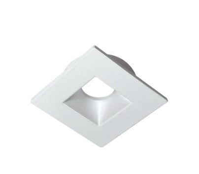 Nora Lighting NM1-PSDTMPW 1" Square Trim for NM1-PRDC Matte Powder White Finish