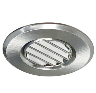 Nora Lighting NM1-RLOUVBN 1" Round M1 Louver Trim, Brushed Nickel