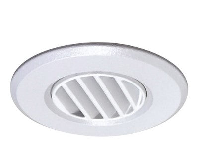 Nora Lighting NM1-RLOUVW 1" Round M1 Louver Trim, White