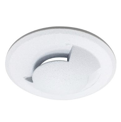 Nora Lighting NM1-RSSDW 1" Round M1 Stainless Steel Indicator Trim, White