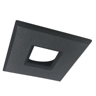 Nora Lighting NM1-SSSB 1" Square M1 Stainless Steel Trim, Black