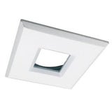 Nora Lighting NM1-SSSW 1" Square M1 Stainless Steel Trim, White