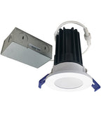 Nora Lighting NM2-2RDC8530MPW 2 Inches M2 Round LED Downlight, 850lm / 10W, 3000K, 120V Matte Powder White