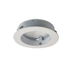 Nora Lighting NMP-ARECW Adjustable LED Puck Light Recessed Mounting Bracket White Finish