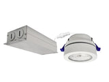 Nora Lighting NMW-427MPW 4 Inch M-Wave Canless Adjustable LED Downlight Lumens 1250lm, Watt 14W , Color Temperature 2700K Matte Powder White Finish