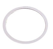 Nora Lighting NOR-30 6" Standard & Oversize Plastic Ring 7/8", White Finish