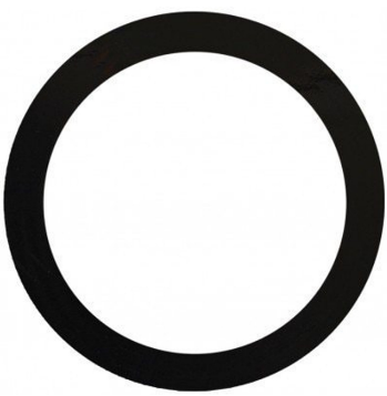 Nora Lighting NOR-30B 6" Standard & Oversize Plastic Ring 7/8", Black Finish