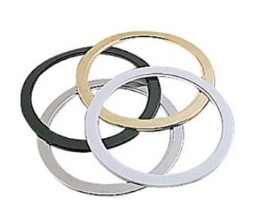 Nora Lighting NOR-30G 6" Standard & Oversize Plastic Ring 7/8", Gold Finish