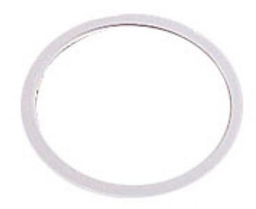 Nora Lighting NOR-401W 4" Standard & Oversize Metal T Ring 7/8", White Finish